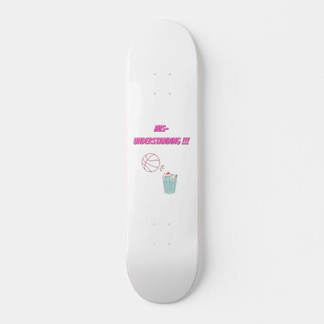 Skateboard joli basket (Devant)