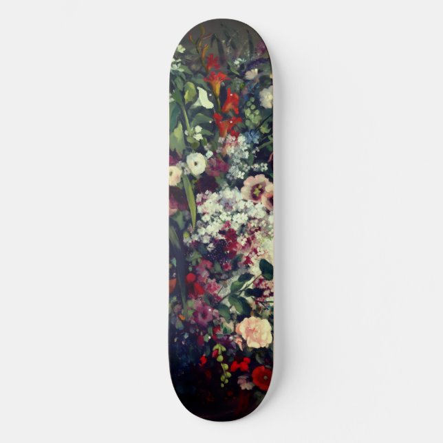 Skateboard Joli bouquet de fleurs dans un vase (Recto)