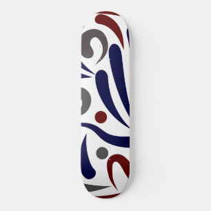 Skateboard Joli motif abstrait