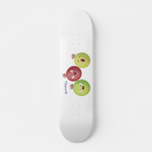 Skateboard Joli trio gooseberry chantant dessin animé