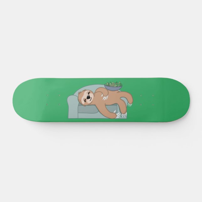 Skateboard Jolie Parcelle Qui Dort Être Laze Jungle Tropicale (Horz)