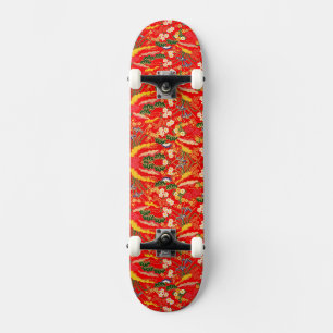 Skateboard Jolis motifs floraux japonais colorés Case-Mate i