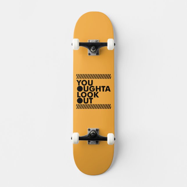 Skateboard JOLO avec prudence (Recto)