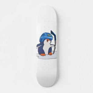 Skateboard Joueur de hockey Penguin   choisir la couleur arri