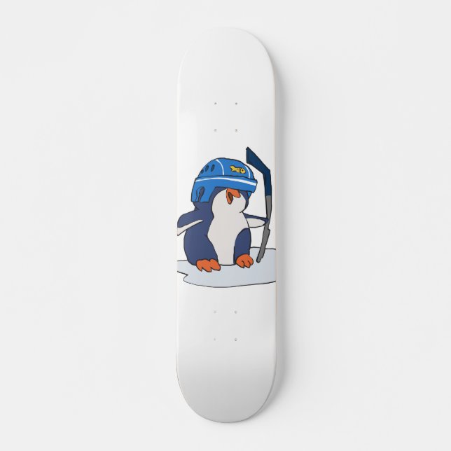 Skateboard Joueur de hockey Penguin | choisir la couleur arri (Devant)
