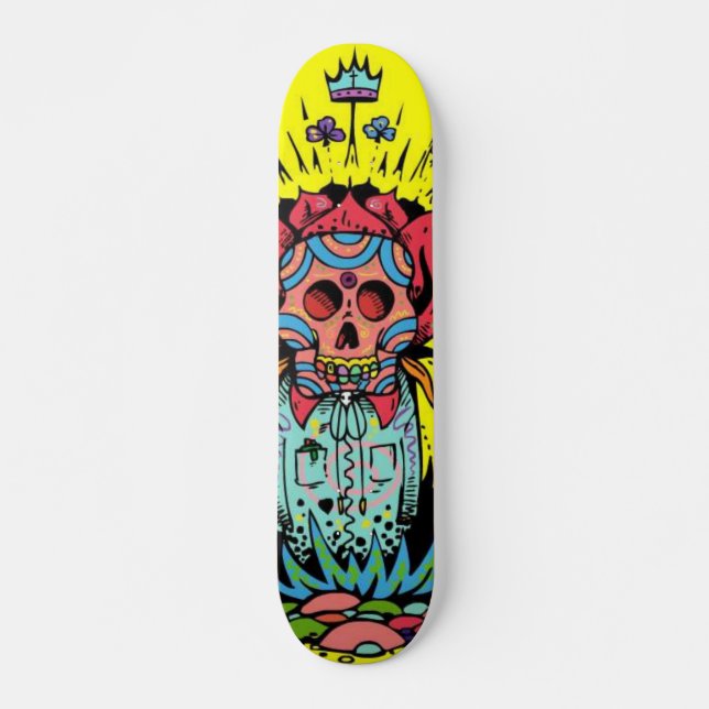 Skateboard Jour des morts (Devant)