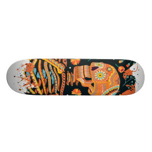 Skateboard Jour du squelette mort - Dia de los muertos