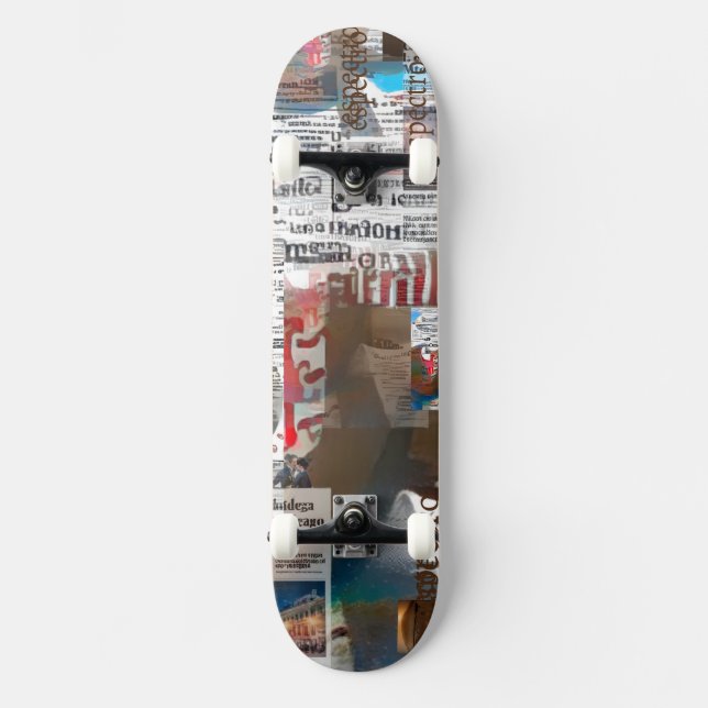 Skateboard Journal Mache - Argentino (Espectro) (Recto)
