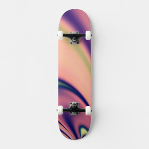 Skateboard Jours pastel fractal