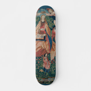 Skateboard Joyeuse vie dans Paradise Garden Tapisserie médiév