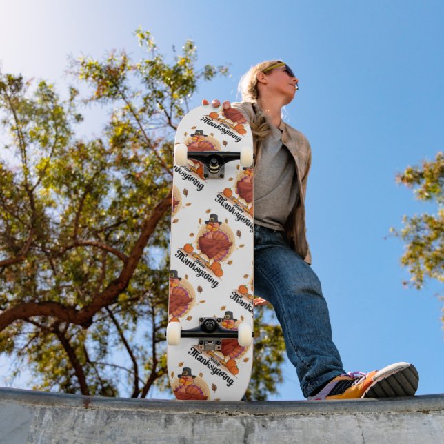 Skateboard Joyeux Thanksgiving  (Extérieur 1)