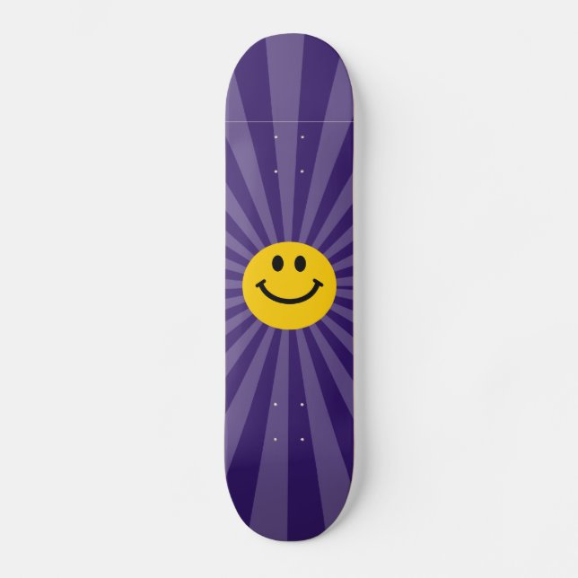 Skateboard Joyeux visage (Recto)