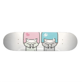 Skateboard jumeaux mauvais