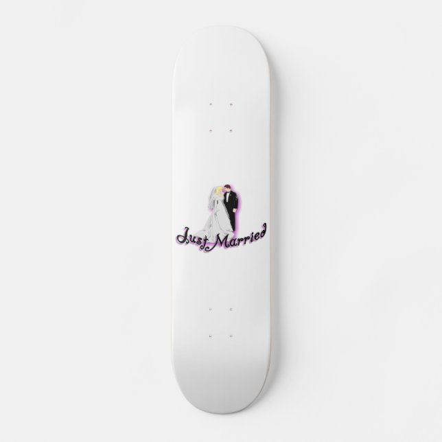 Skateboard Juste marié épousant des couples (Recto)