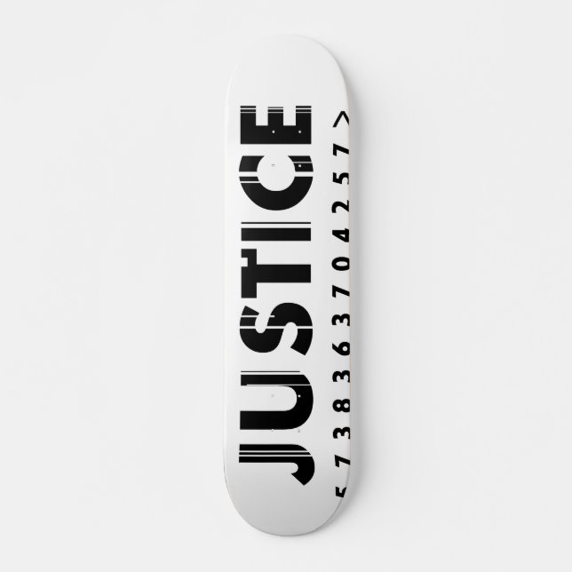 Skateboard Justice-LOGO-À-allez (Devant)