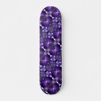 Skateboard Kaleidoscope Purple Abstrait Fractal Psychedélique