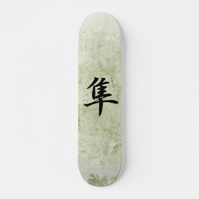 Skateboard Kanji japonais pour le faucon - Hayabusa (Devant)