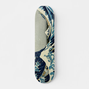 Skateboard Katsushika Hokusai dans La Grande Vague au large d