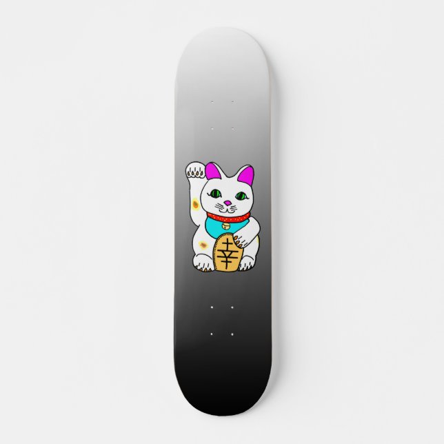 Skateboard Kawaii Rave Lucky Chat Maneki Neko (Devant)