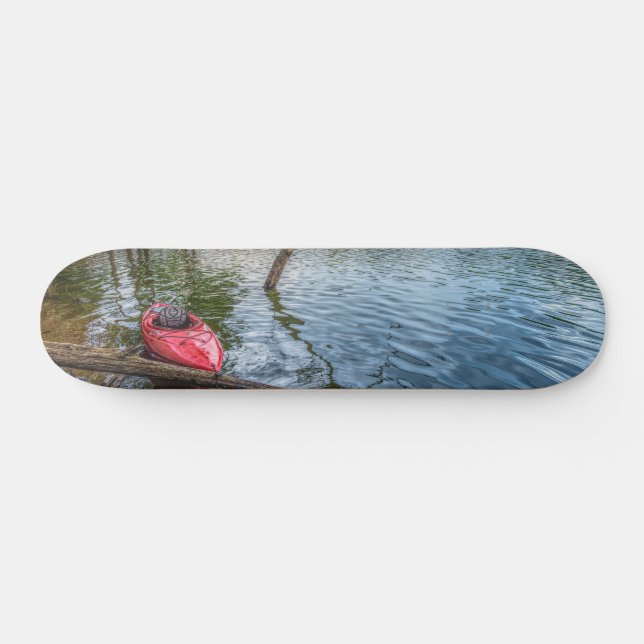 Skateboard Kayak Flottant Sur Le Lac Table Rock (Horz)