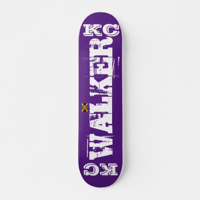 Skateboard KC WALKER Skateboard, pont de 7 ¾ po (Devant)