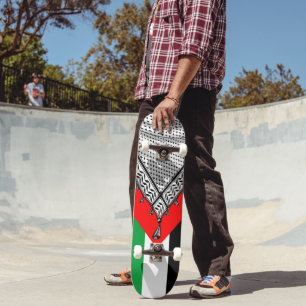 Skateboard Keffiyeh Écharpe palestinienne tissu traditionnel