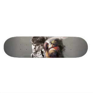 Skateboard Ken contre Ryu