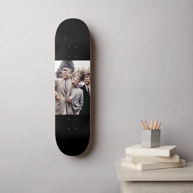 Skateboard Kennedy Brothers, président John, Robert & Ted (Art mural)