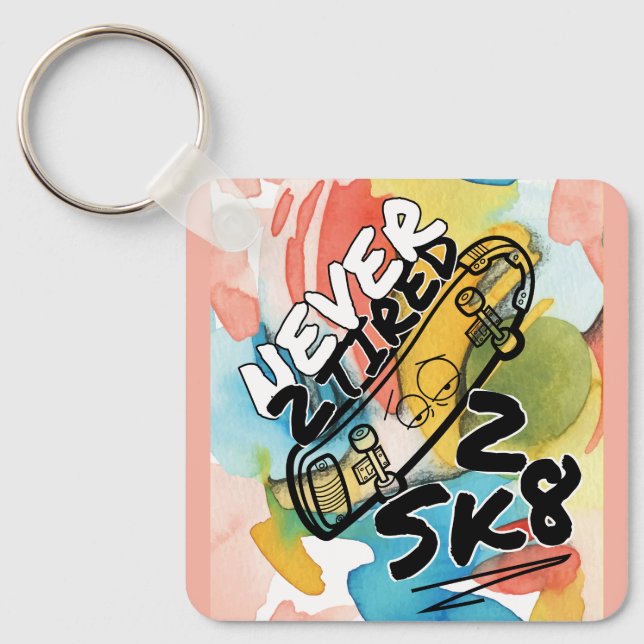 SKATEBOARD  KEYCHAIN (Front)
