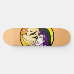 Skateboard Kitsune Fox Masque fille