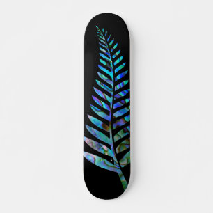 SKATEBOARD KIWI NEW ZEALAND FERN PAUA