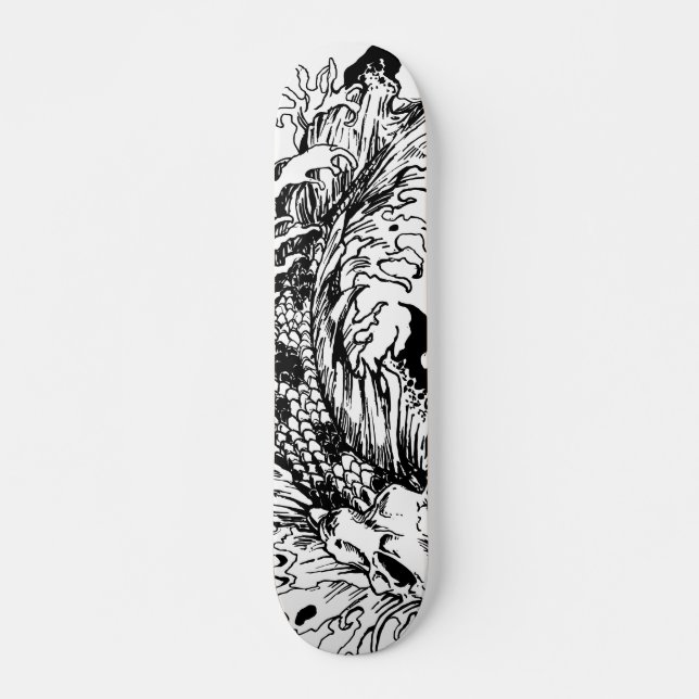 Skateboard Koi Carpa (Devant)