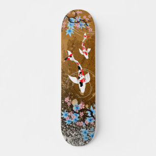 Skateboard Koi Pond - bois - Design japonais Skate