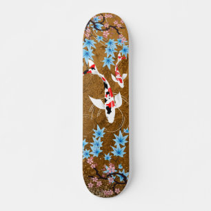 Skateboard Koi Pond - bois - Design japonais Skate