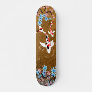 Skateboard Koi Pond - bois - Design japonais Skate