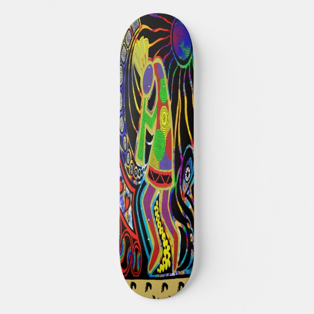 Skateboard Kokopelli (Recto)