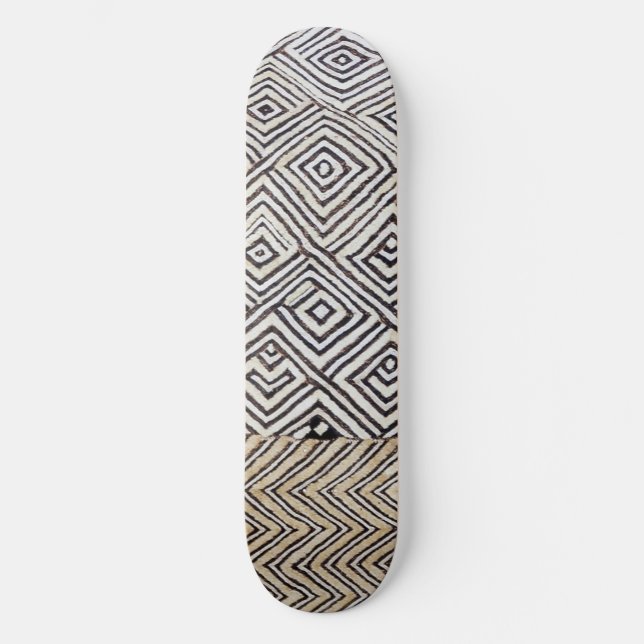 Skateboard Kuba géométrique | (Recto)