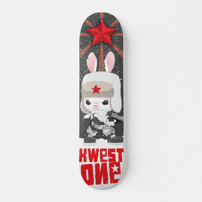 SKATEBOARD KWESTONE REDSTAR (Devant)