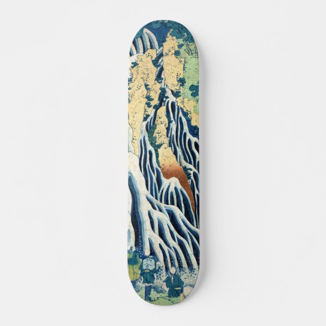 Skateboard La cascade de Kirifuri au mt Kurokami Hokusai ukiy (Devant)