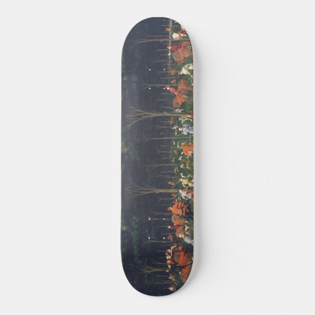Skateboard La chasse dans la forêt (par Paolo Uccello) (Recto)