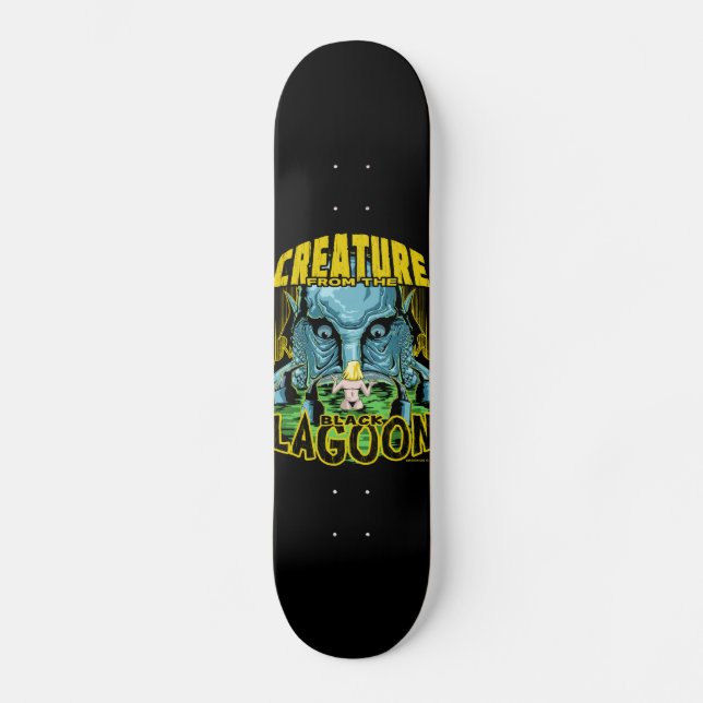 Skateboard La Créature De La Lagune Noire (Recto)