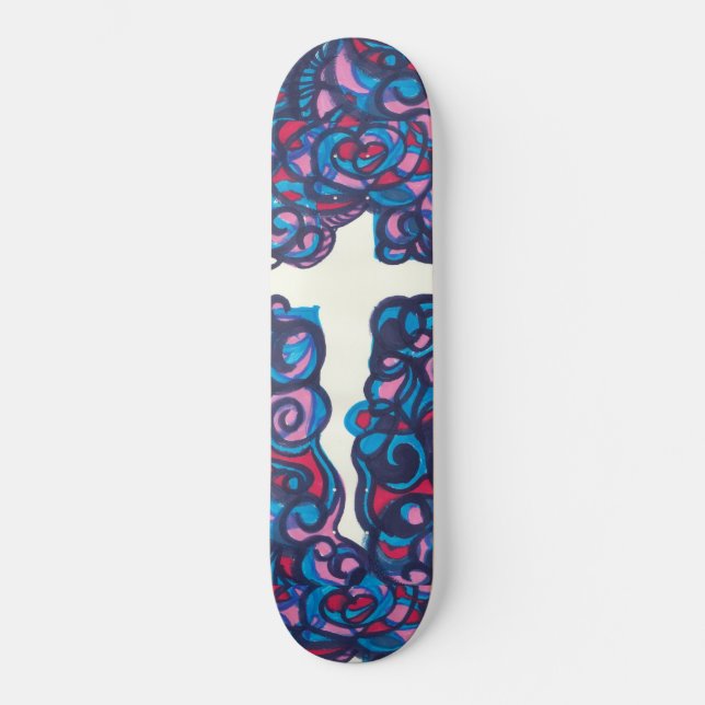 Skateboard La croix avant moi (Recto)