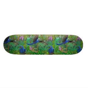 Skateboard La forêt tropicale brésilienne Parrots la planche