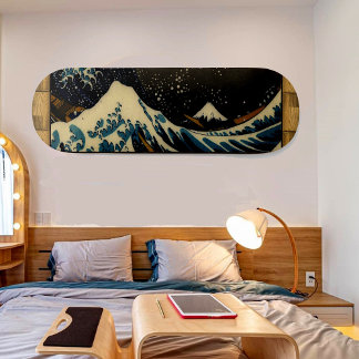 Skateboard La Grande Vague de Kanagawa Artiste japonais Vinta