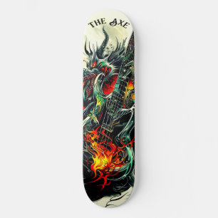 Skateboard La guitare électrique Ax