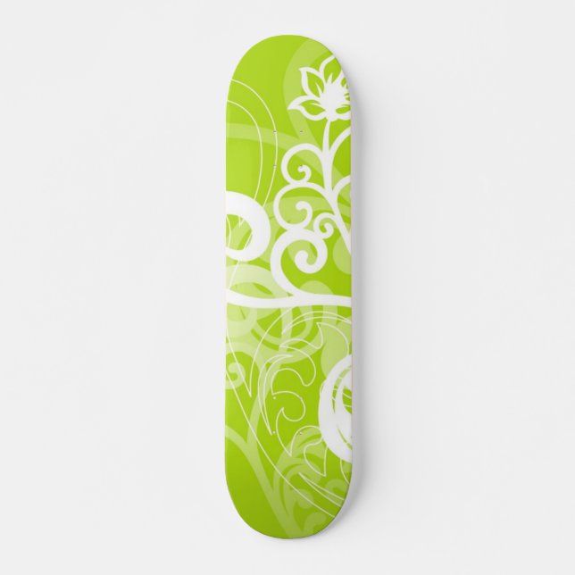 Skateboard la machine verte (Devant)