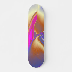 Skateboard La magie de l'été, 3D Art Abstrait