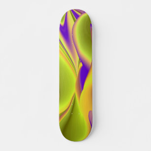Skateboard La magie de l'été, 3D Art Abstrait