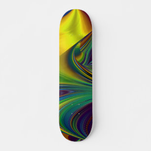Skateboard La magie de l'été, 3D Art Abstrait