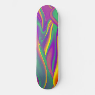 Skateboard La magie des couleurs, Rainbowart 3D Abstrait